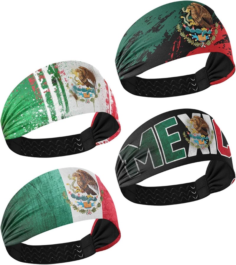 Vcmaluco Sports Sweatbands Headband for Men Women Elastic Headband Hair Bands Sports Sweatbands for Basketball Yoga Exercise Workout - Image 1